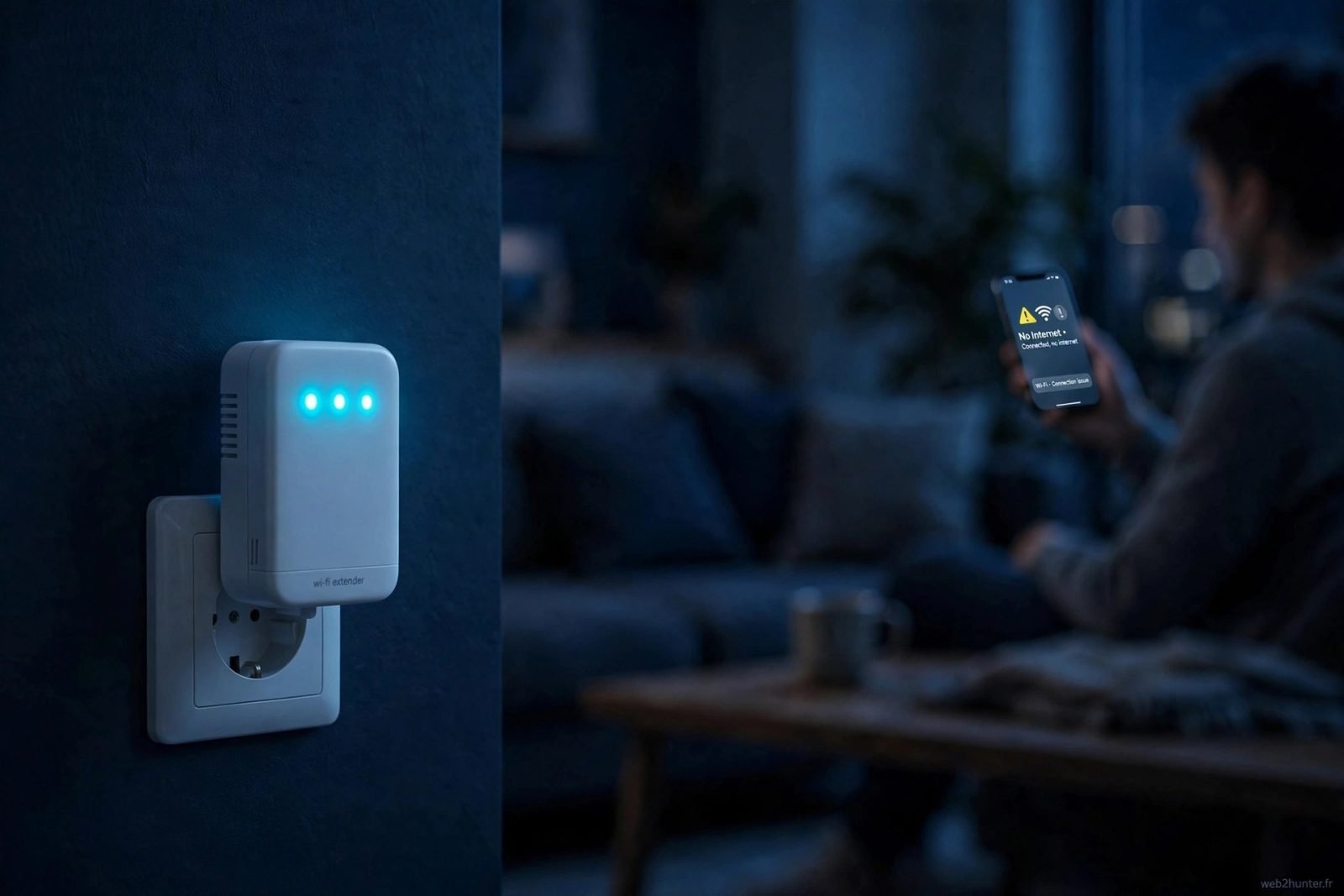 Répéteur WiFi connecté mais pas d'internet : le diagnostic qui marche