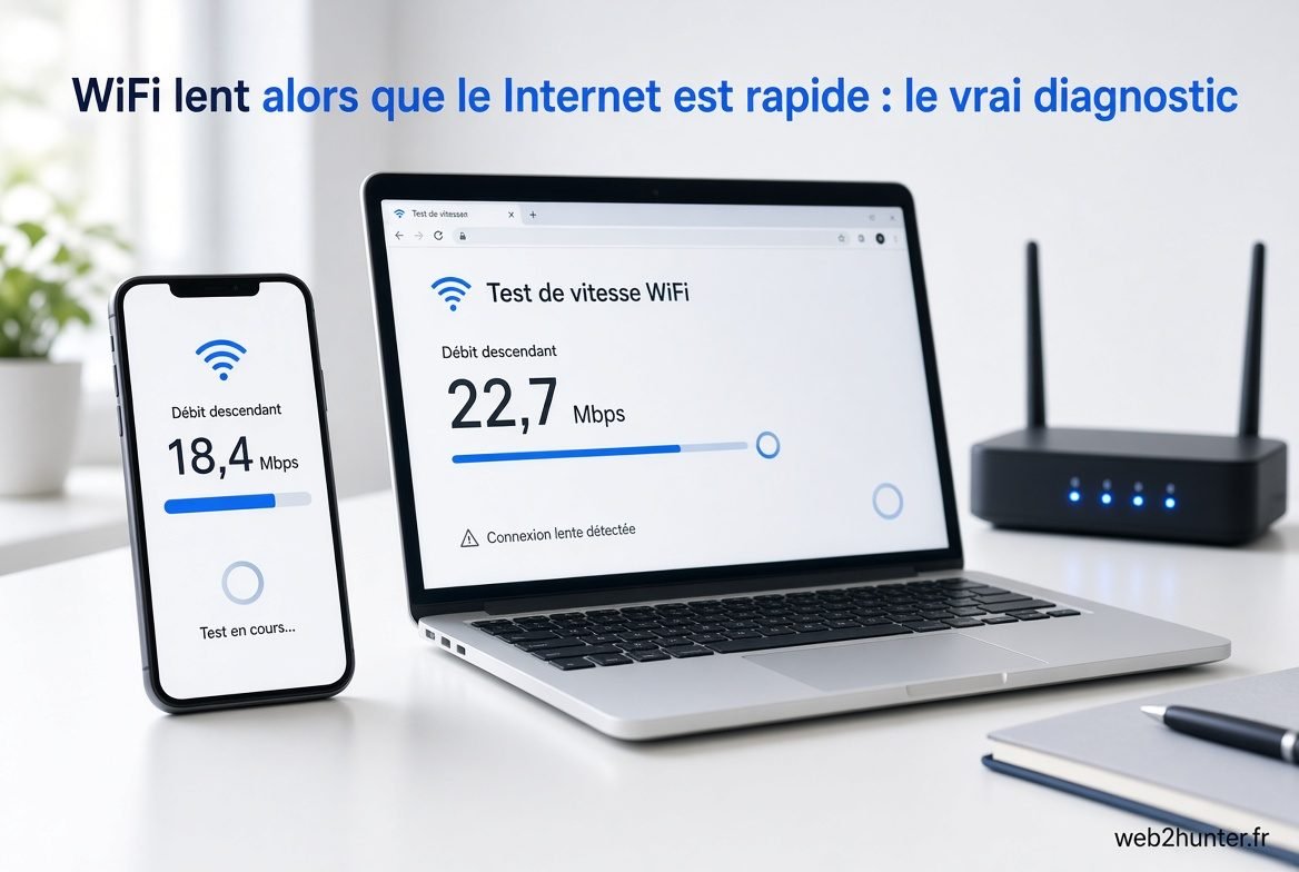 Pourquoi ton WiFi est lent alors que tu as une bonne connexion Internet