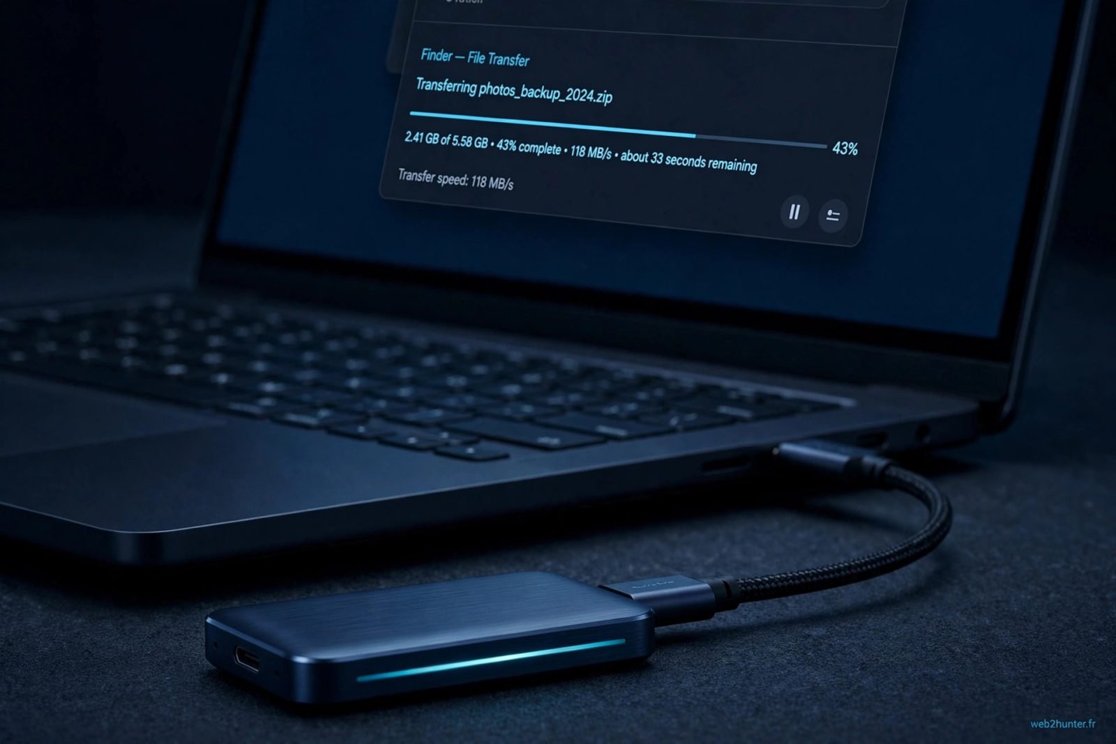 SSD externe qui se déconnecte pendant un transfert : les solutions