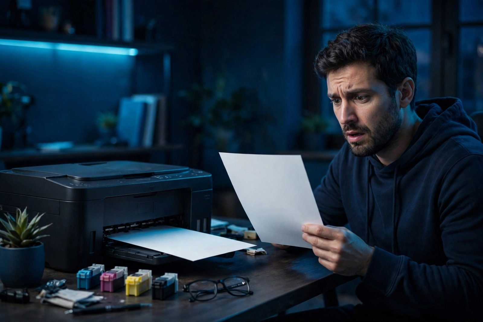 Imprimante qui imprime des pages blanches : diagnostic et réparations