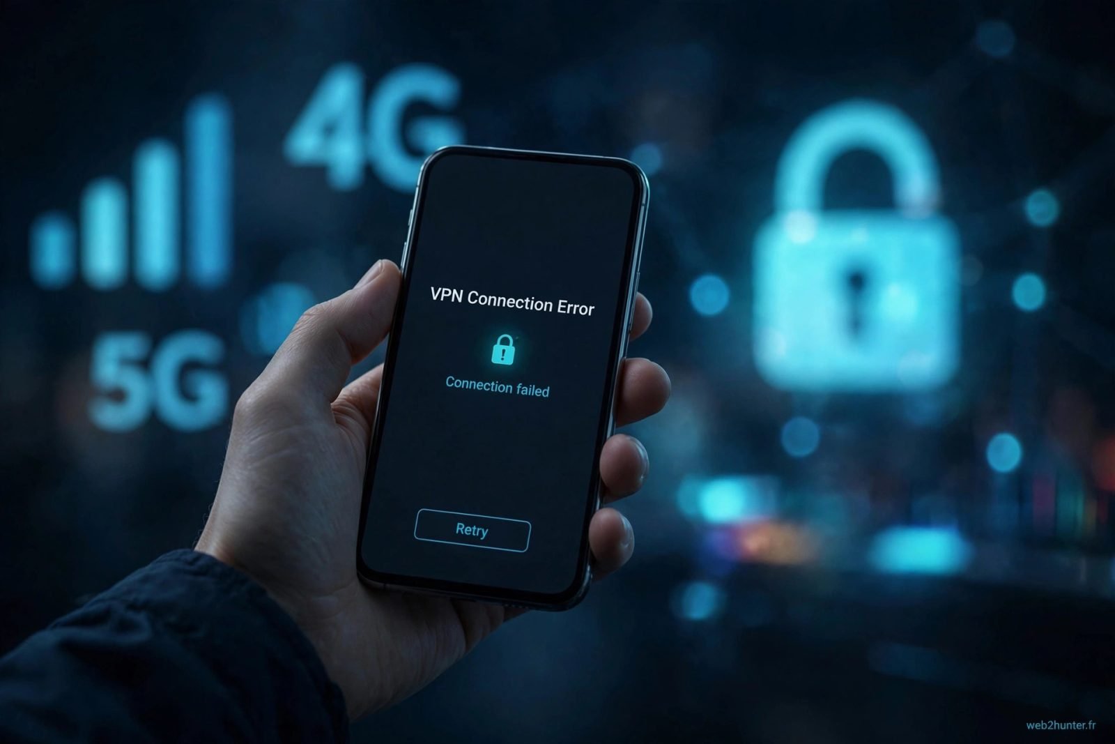 VPN qui ne se connecte pas sur 4G/5G : 8 solutions pour débloquer la connexion