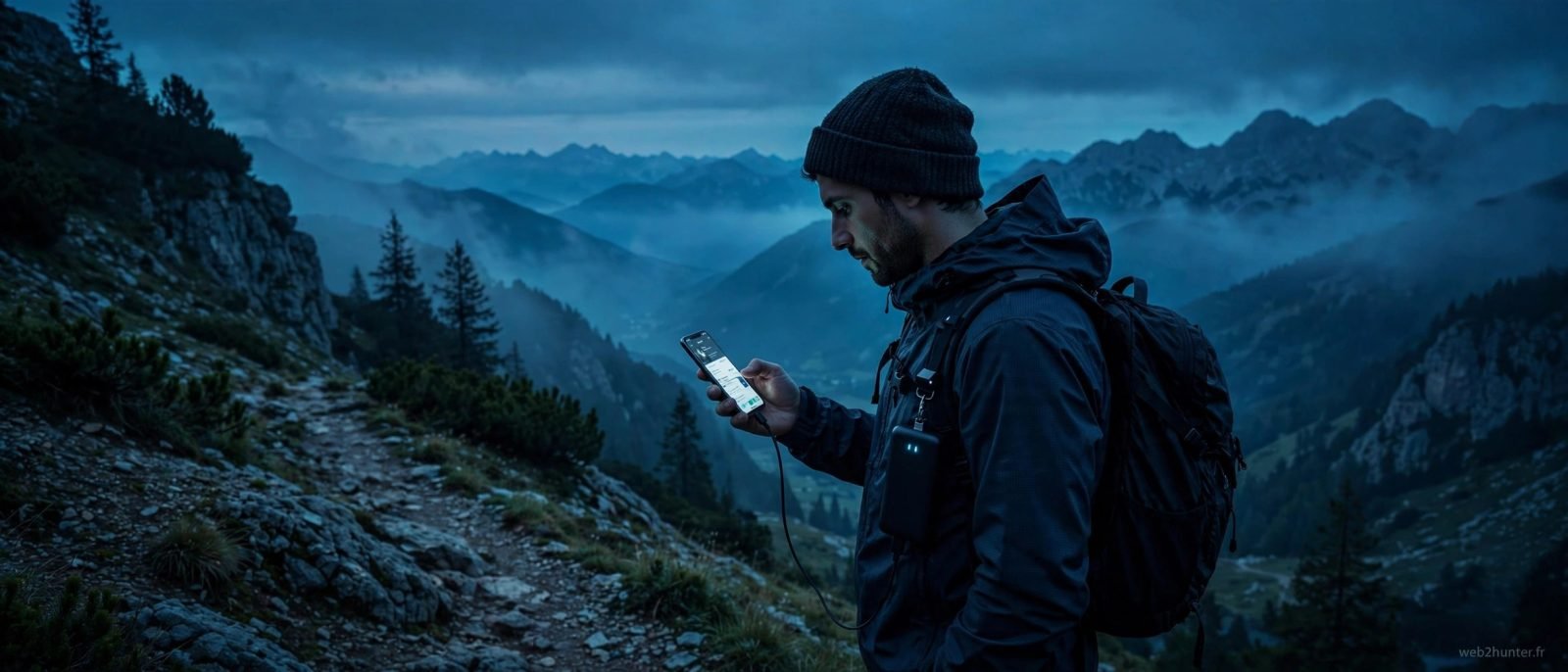 Batterie externe 20000mAh en randonnée : combien de recharges pour ton téléphone ?