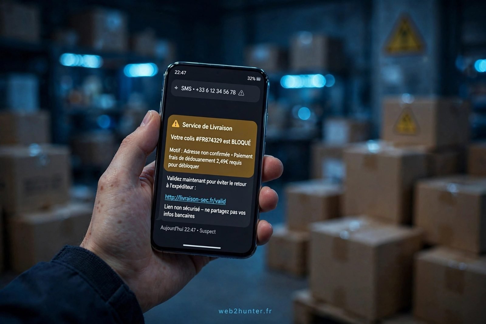 Faux colis par SMS : la nouvelle arnaque ajoute un message vocal généré par intelligence artificielle
