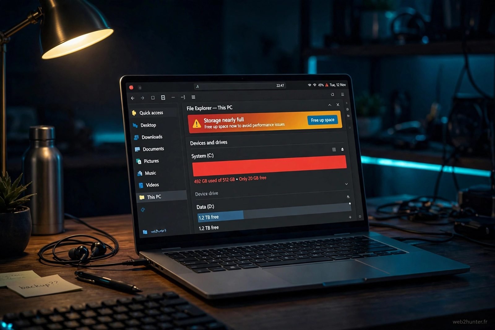 Disque C plein sur Windows 11 : 9 méthodes pour libérer de l'espace sans risque