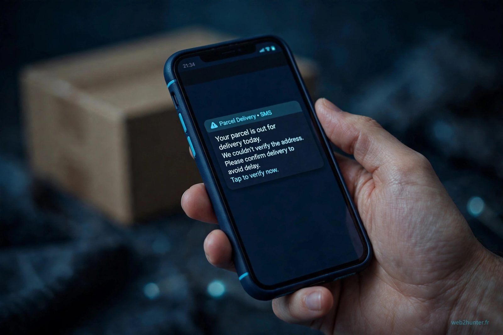 Tu as reçu un SMS « colis bloqué » avec un lien ? Voici comment savoir si c'est une arnaque et quoi faire