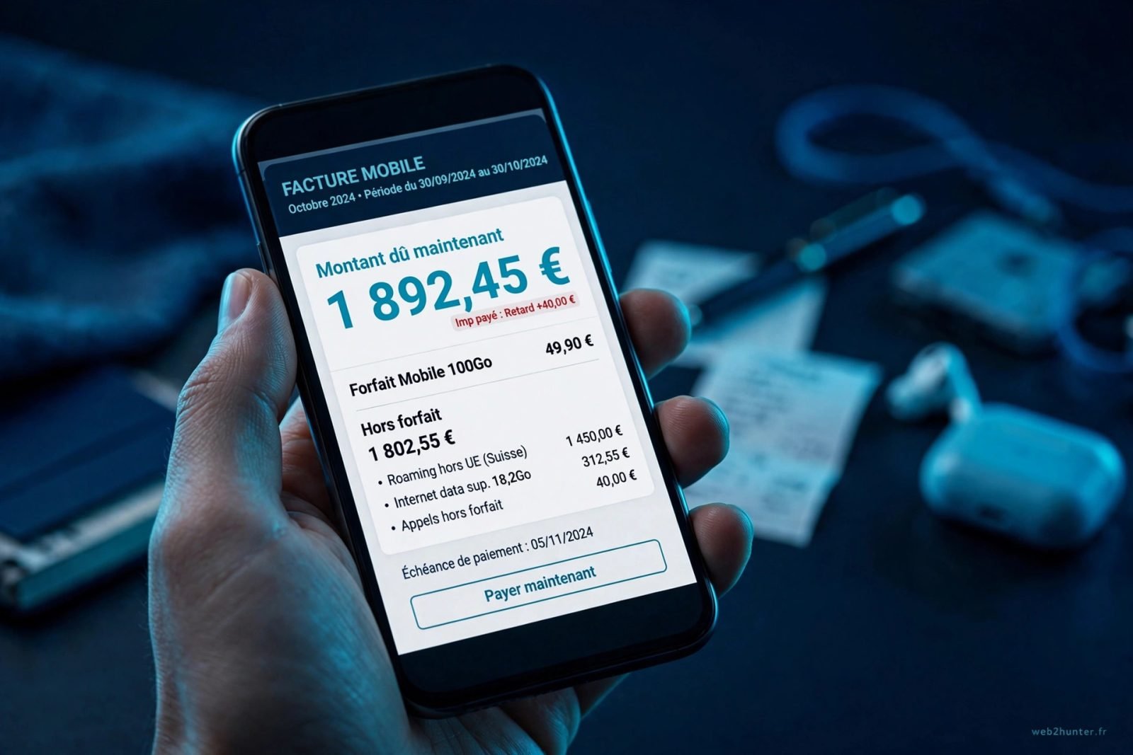 Facture mobile gonflée : comment repérer et résilier un abonnement Internet+ caché