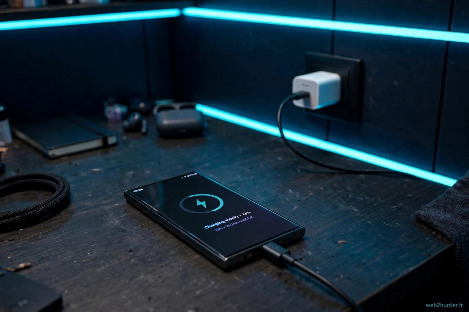 Galaxy qui charge lentement après One UI 9 : comment retrouver la charge rapide