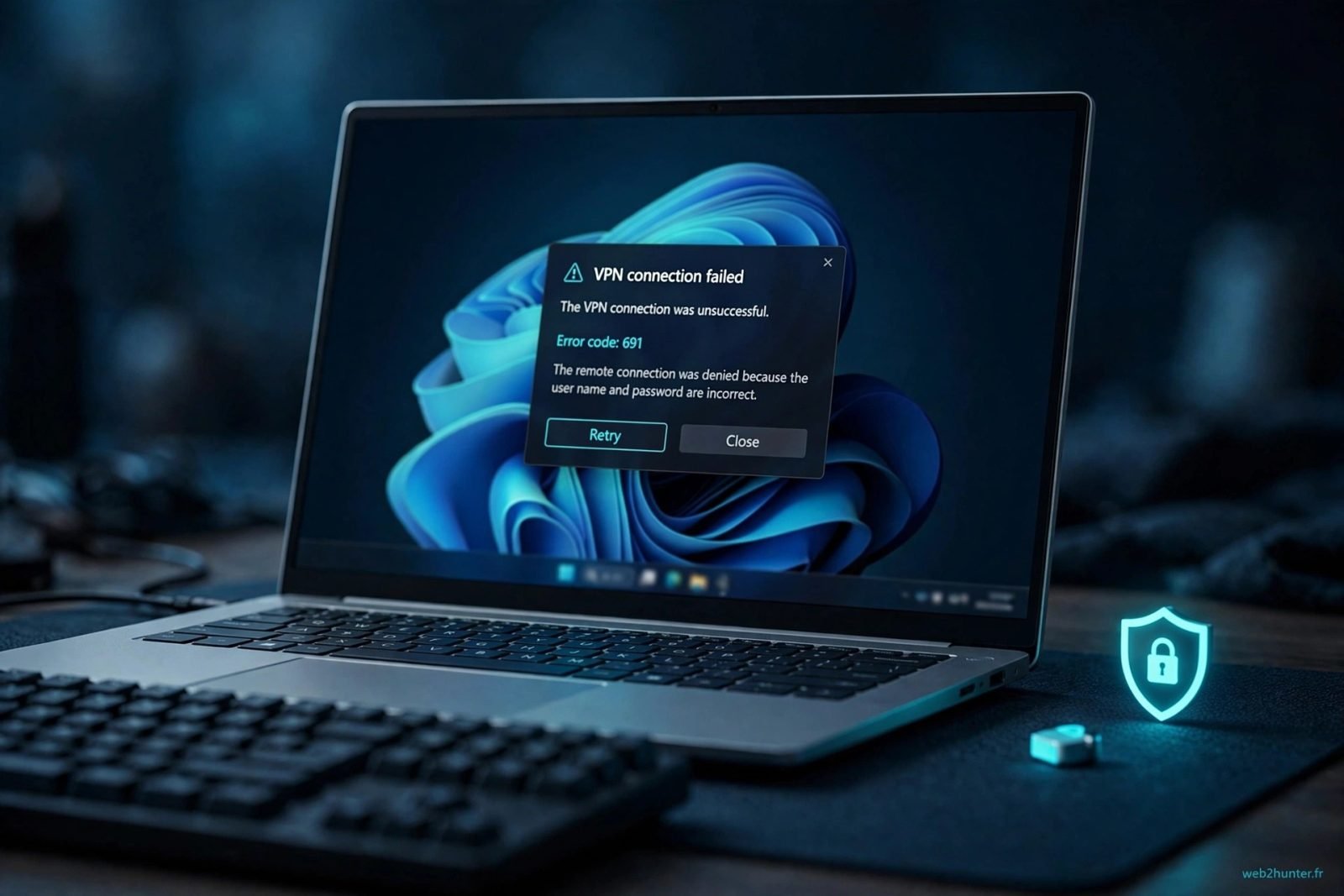 VPN qui ne se connecte plus sur Windows 11 : comment réparer l'erreur 691, 809 et 812