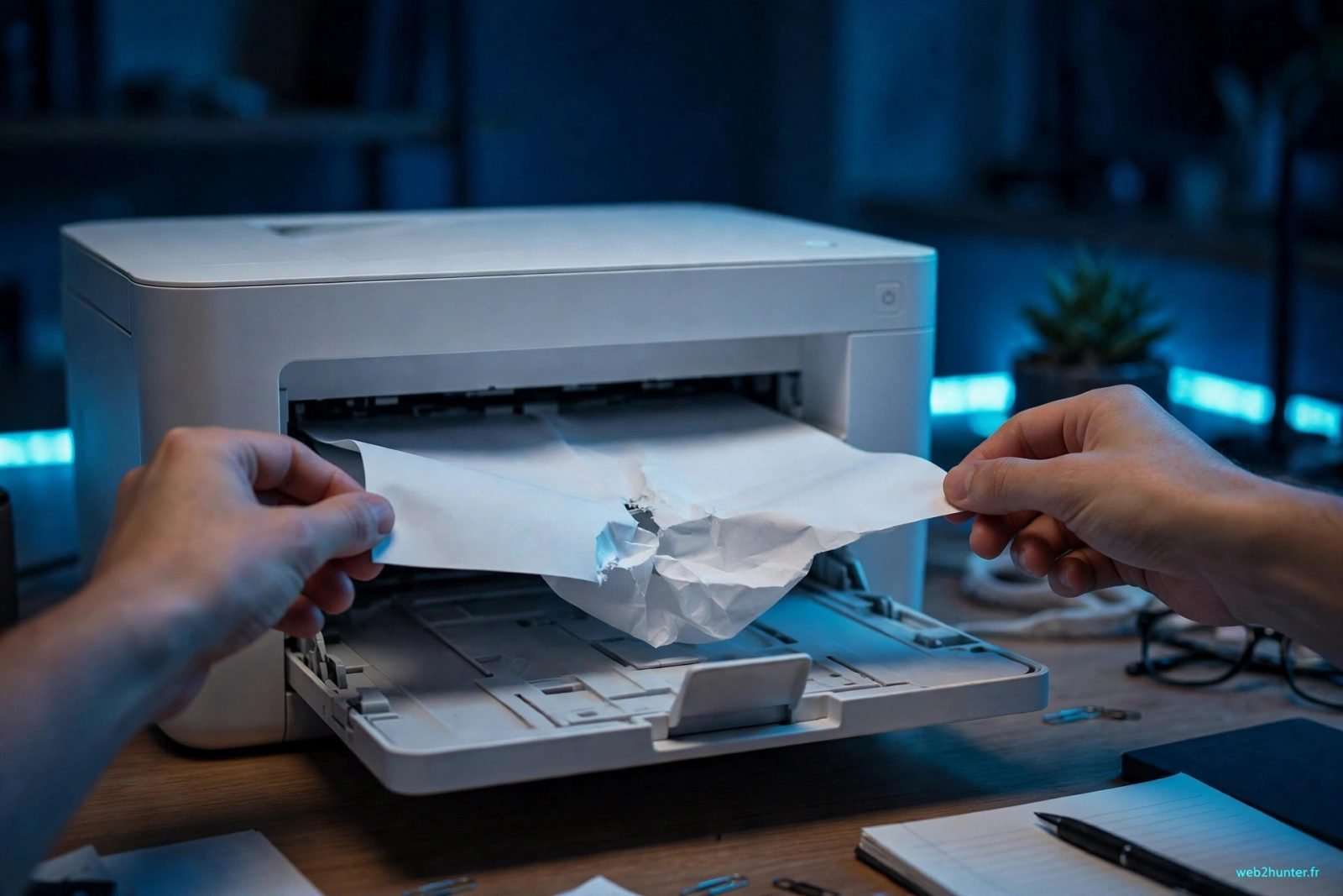 Imprimante : bourrage papier, papier coincé — comment le retirer sans rien abîmer