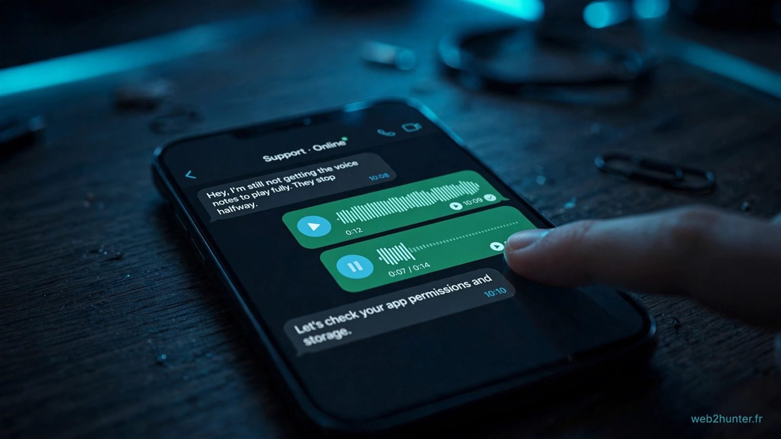 Message vocal WhatsApp qui ne se lit pas : comment débloquer l'appli qui se fige