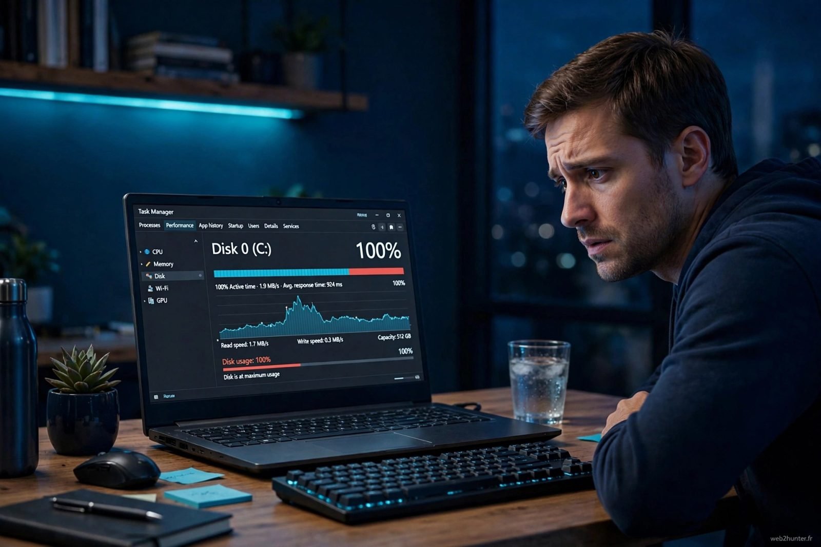 Disque à 100 % dans le gestionnaire des tâches Windows : 9 solutions